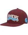 Cookies Men's  Burgundy Upper Echelon Snapback Hat In Burgundy