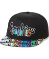 Cookies Men's  Clothing Black On The Block Snapback Hat In Black