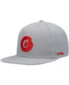 Cookies Men's  Gray C-bite Solid Snapback Hat In Gray