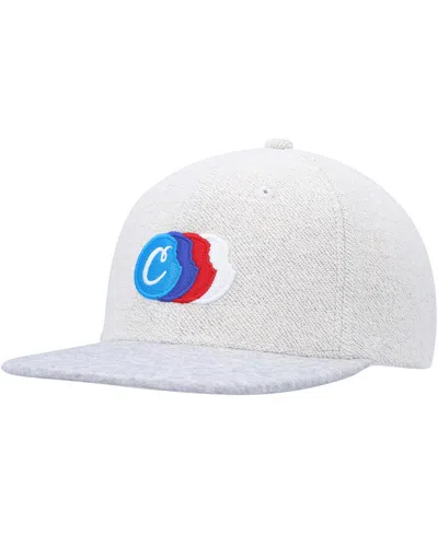 Cookies Men's  Heather Gray Back To Back French Terry Snapback Hat