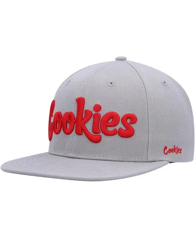 Cookies Men's  Heather Gray Original Mint Snapback Hat