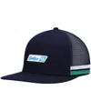 Cookies Men's  Navy Bal Harbor Trucker Snapback Hat In Navy