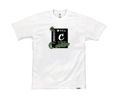 Cookies Men's Key Largo Short Sleeve Tee In White Olive In Multi