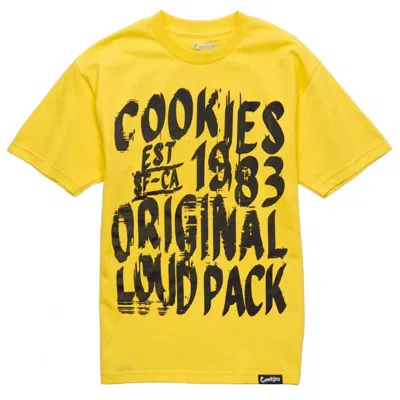 Cookies Men's Loud Pack Tee In Yellow