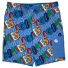 Cookies Men's On The Block Pull On Swim Trunk In Sky Blue In Blue