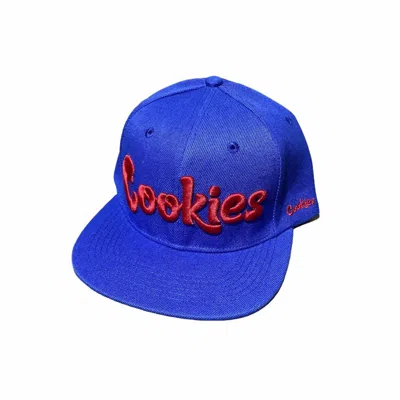 Cookies Men's Original Mint Twill Snapback Cap In Royal/red In Multi