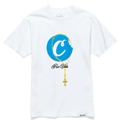 Cookies Men's Por Vida T-shirt In White