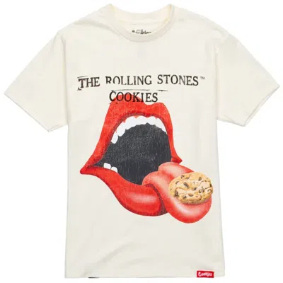 Cookies Men's Rolling Stones Tee In Faded White