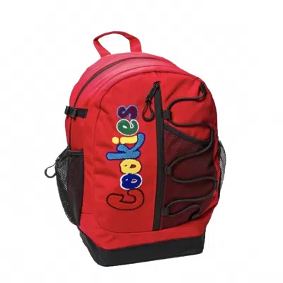 Cookies Smell Proof "the Bungee" Nylon Back Pack In Red