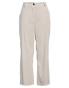 Cooking Is... Cooking Is. Woman Pants Light Grey Size L Polyester, Nylon, Elastane In Grey