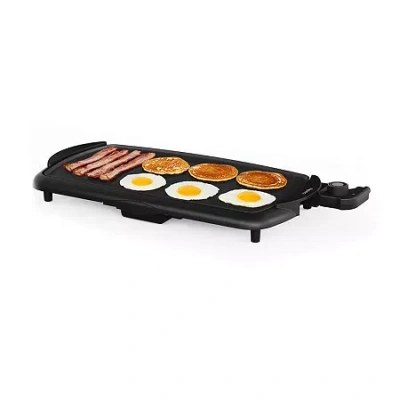 Cooks By Jcp Home Cooks 10" X 19" Non-stick Griddle In Black