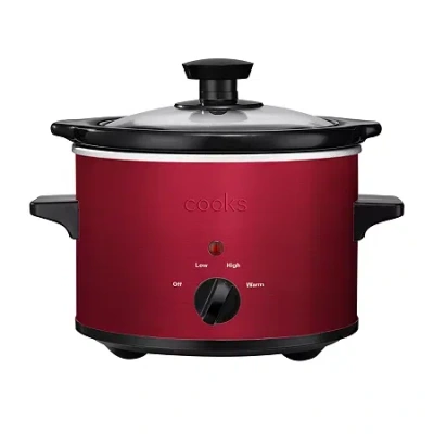 Cooks By Jcp Home Cooks 1.5-quart Slow Cooker In Red