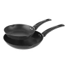 Cooks By Jcp Home Cooks 2-pc. Aluminum Frypan Set In Black
