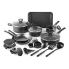 Cooks By Jcp Home Cooks 30-pc Aluminum Non-stick Cookware Set In Black