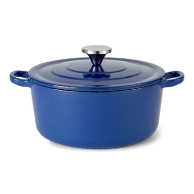 Cooks By Jcp Home Cooks Cast Iron 3.5-qt. Dutch Oven With Lid In Blue