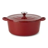 Cooks By Jcp Home Cooks Cast Iron Dutch Oven With Lid In Red