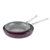 Cooks By Jcp Home Cooks Ceramic 2-pc. Non-stick Frying Pan In Purple