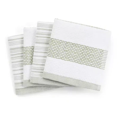 Cooks By Jcp Home Cooks Dual Purpose Textured 4-pc. Dish Cloth Set In White