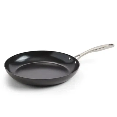 Cooks By Jcp Home Cooks Hard Anodized Titanium Ceramic 12" Frying Pan In Black
