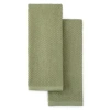 Cooks By Jcp Home Cooks Popcorn Solid 2-pc. Kitchen Towel Set In Green