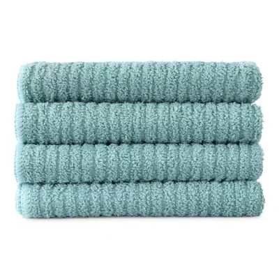 Cooks By Jcp Home Cooks Scrubber 4-pc Dish Cloth Set In Blue