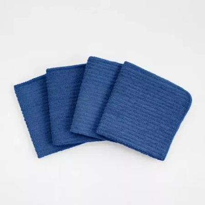 Cooks By Jcp Home Cooks Scrubber 4-pc Dish Cloth Set In Blue