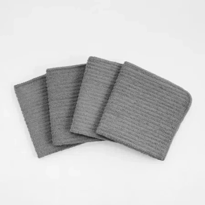 Cooks By Jcp Home Cooks Scrubber 4-pc Dish Cloth Set In Gray