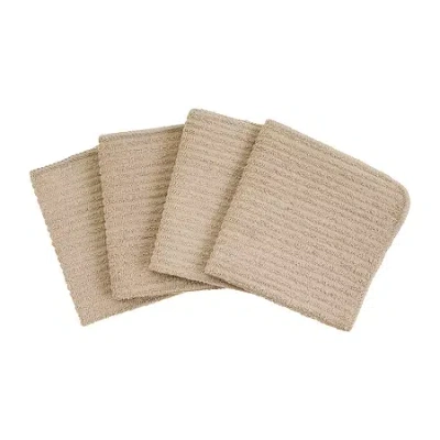 Cooks By Jcp Home Cooks Scrubber 4-pc Dish Cloth Set In Sand
