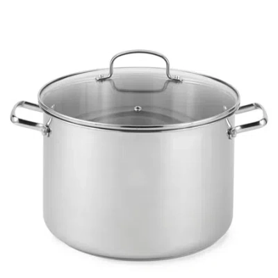 Cooks By Jcp Home Cooks Stainless Steel 10-qt. Stockpot In Silver