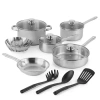 Cooks By Jcp Home Cooks Stainless Steel 13-pc. Cookware Set In Silver