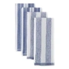 Cooks By Jcp Home Cooks Striped Dual Purpose 4-pc. Kitchen Towel Set In Blue