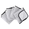 Cooks By Jcp Home Cooks Striped Scrubber 4-pc. Dish Cloth Set In Black