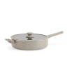 Cooks By Jcp Home Cooks Wave Ceramic 5.5-qt. Non-stick Saute Pan In Sand