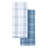 Cooks By Jcp Home Cooks Windowpane 2-pc. Kitchen Towel Set In Blue