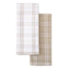 Cooks By Jcp Home Cooks Windowpane 2-pc. Kitchen Towel Set In Brown