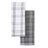 Cooks By Jcp Home Cooks Windowpane 2-pc. Kitchen Towel Set In Gray