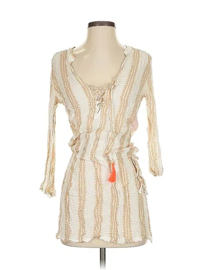 Pre-owned Cool Change Casual Dress In White