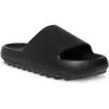 Cool Planet By Steve Madden Cloud Womens Slide Slip On Flip-flops In Black