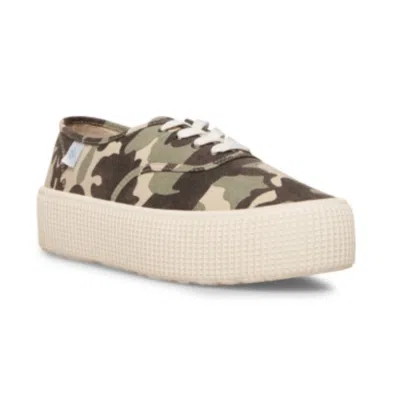 Cool Planet By Steve Madden Stream Sneakers Multi Platform Shoes Zap763 In Brown