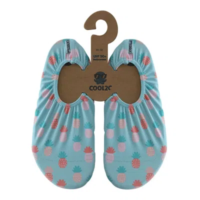 Cool2c Pineapple Non Slip Pool Socks In Green