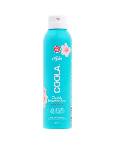 COOLA CLASSIC BODY ORGANIC SUNSCREEN SPRAY SPF 50 - GUAVA MANGO 6 OZ.,CL10120
