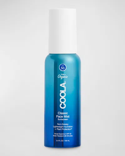 Coola Classic Face Sunscreen Mist Spf50, 3.4 Oz. In White