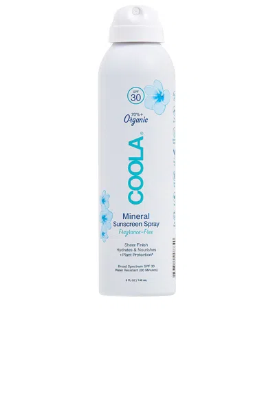 Coola 5 Oz. Mineral Body Sunscreen Spray Spf30 - Frangrance-free In White