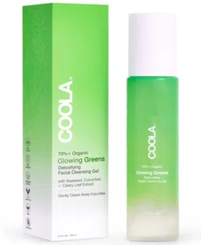COOLA GLOWING GREENS DETOXIFYING FACIAL CLEANSING GEL, 5 OZ.