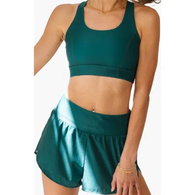 Cooldown Mikelle Bra In Midnight Green