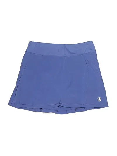 Pre-owned Coolibar Kids' Active Skort In Blue