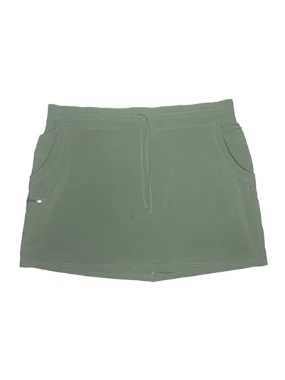 Pre-owned Coolibar Active Skort In Green