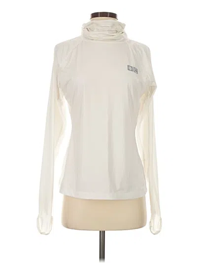 Pre-owned Coolibar Active T-shirt In Ivory