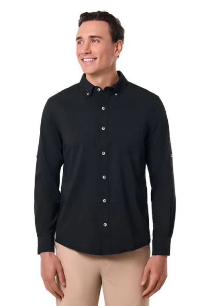 Coolibar Aricia Long Sleeve Shirt, Upf 50+ Sun Protection In Black