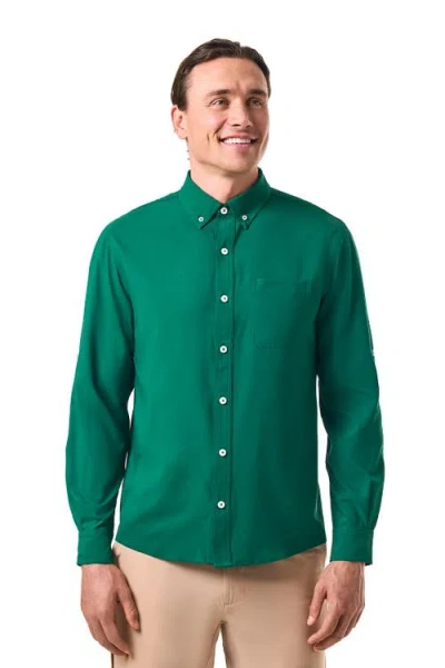 Coolibar Aricia Long Sleeve Shirt, Upf 50+ Sun Protection In Green